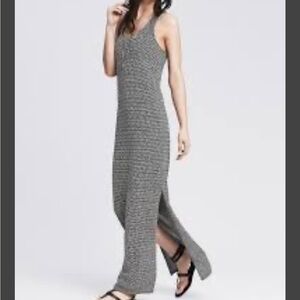 Banana Republic Textured Striped Patio Dress